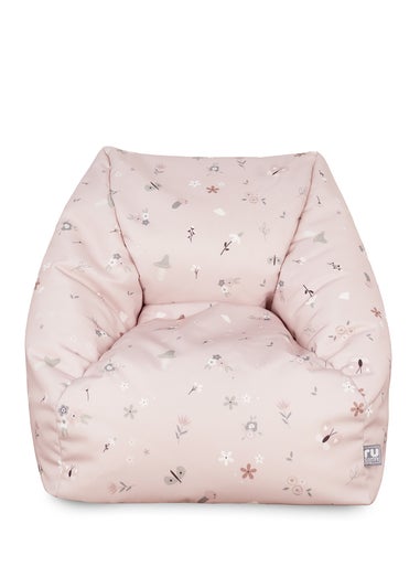 rucomfy Whimsical Kids Snuggle Chair Beanbag and Footstool Bundle