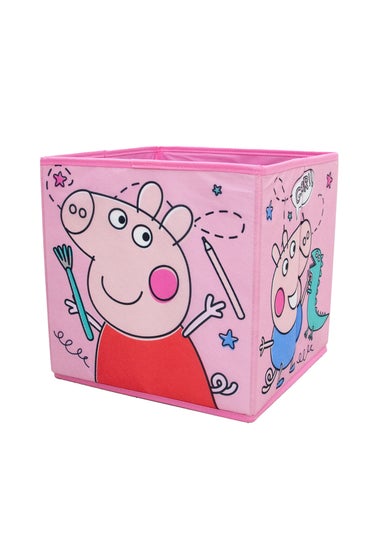 Peppa Doodles Pink 2 Pack Storage Box