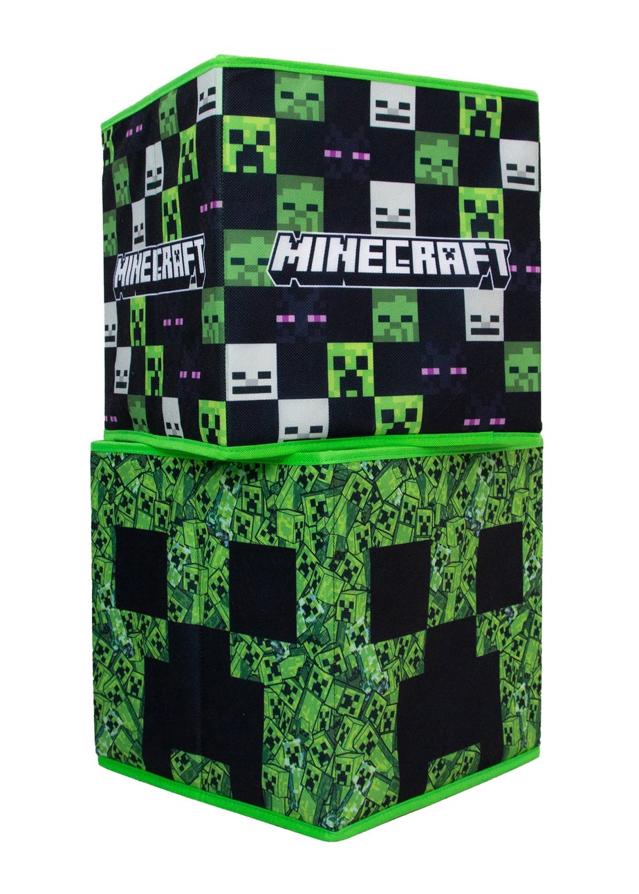 Minecraft Survival Green 2 Pack Storage Box