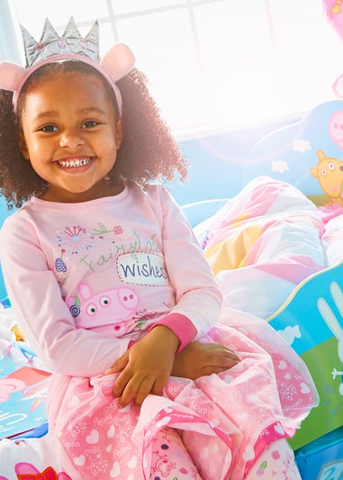 Peppa Pig Blue Toddler Bed With Underbed Storage