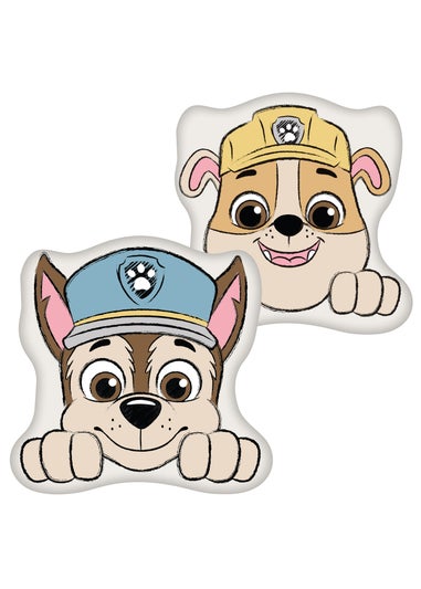 Paw Patrol Sketchy Brown Shaped Cushion