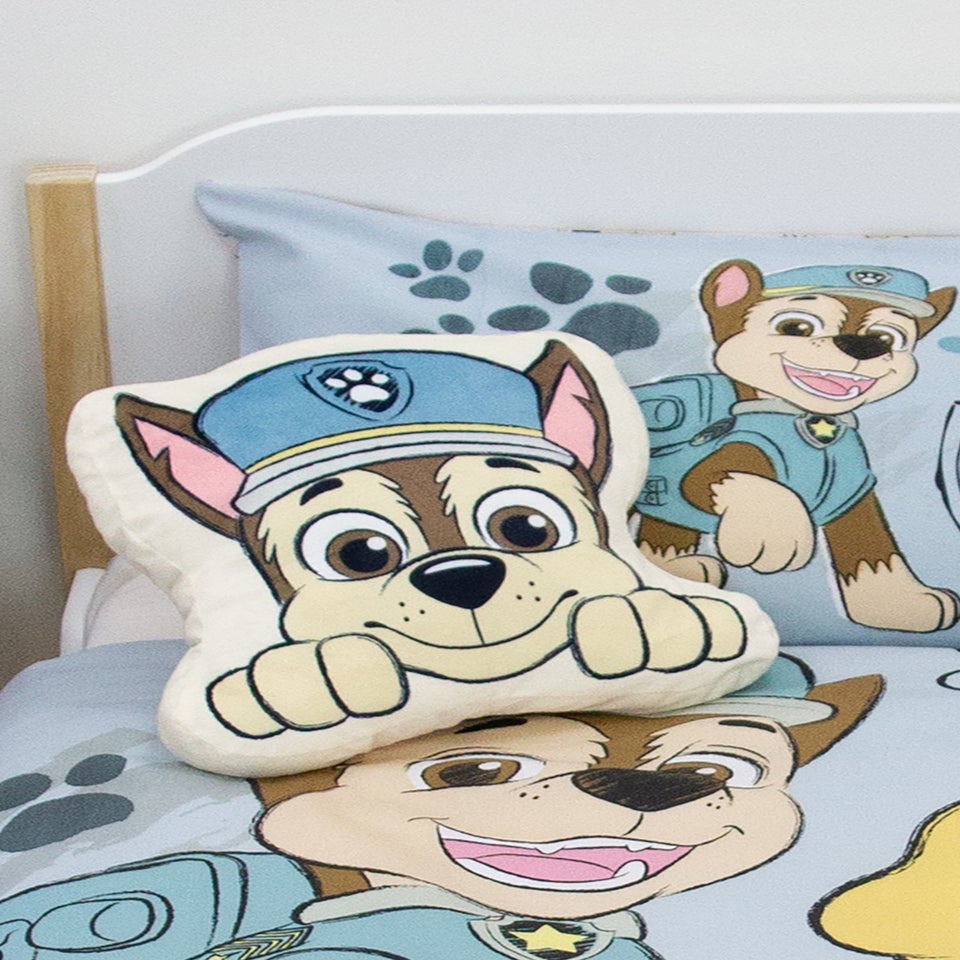 Paw Patrol Sketchy Brown Shaped Cushion