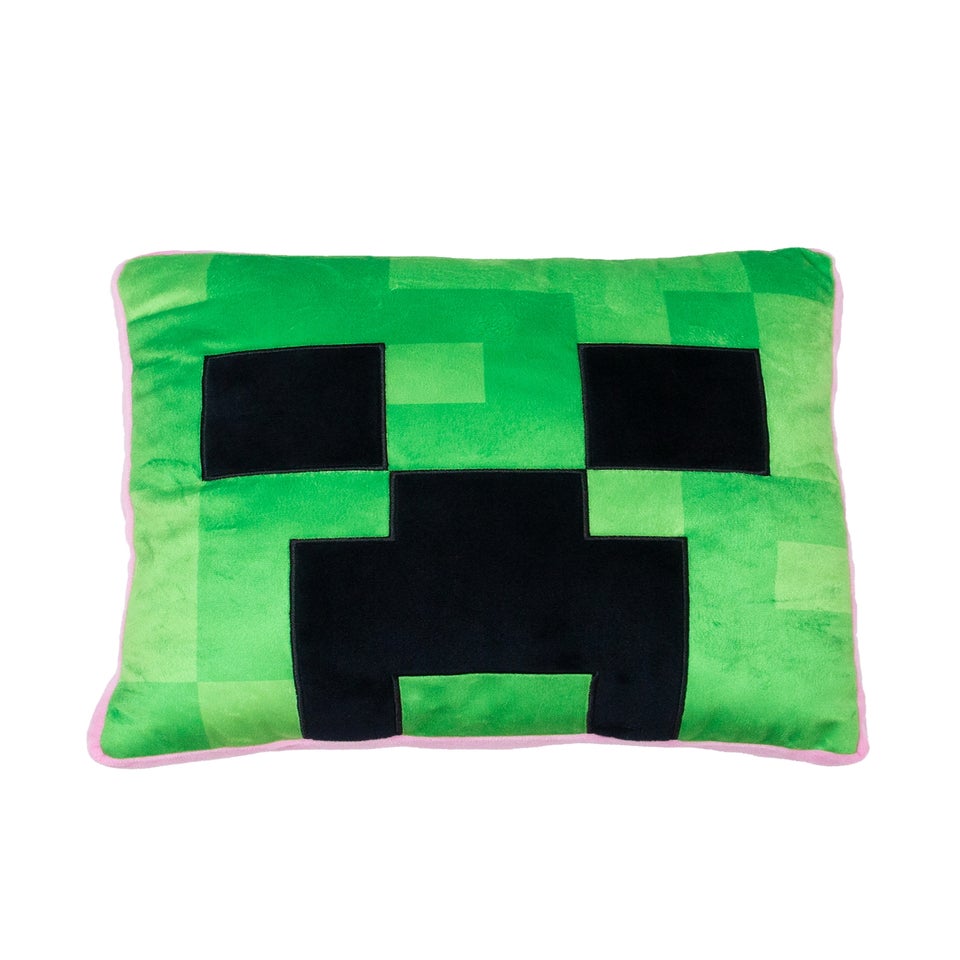 Minecraft Vibes Green Shaped Cushion