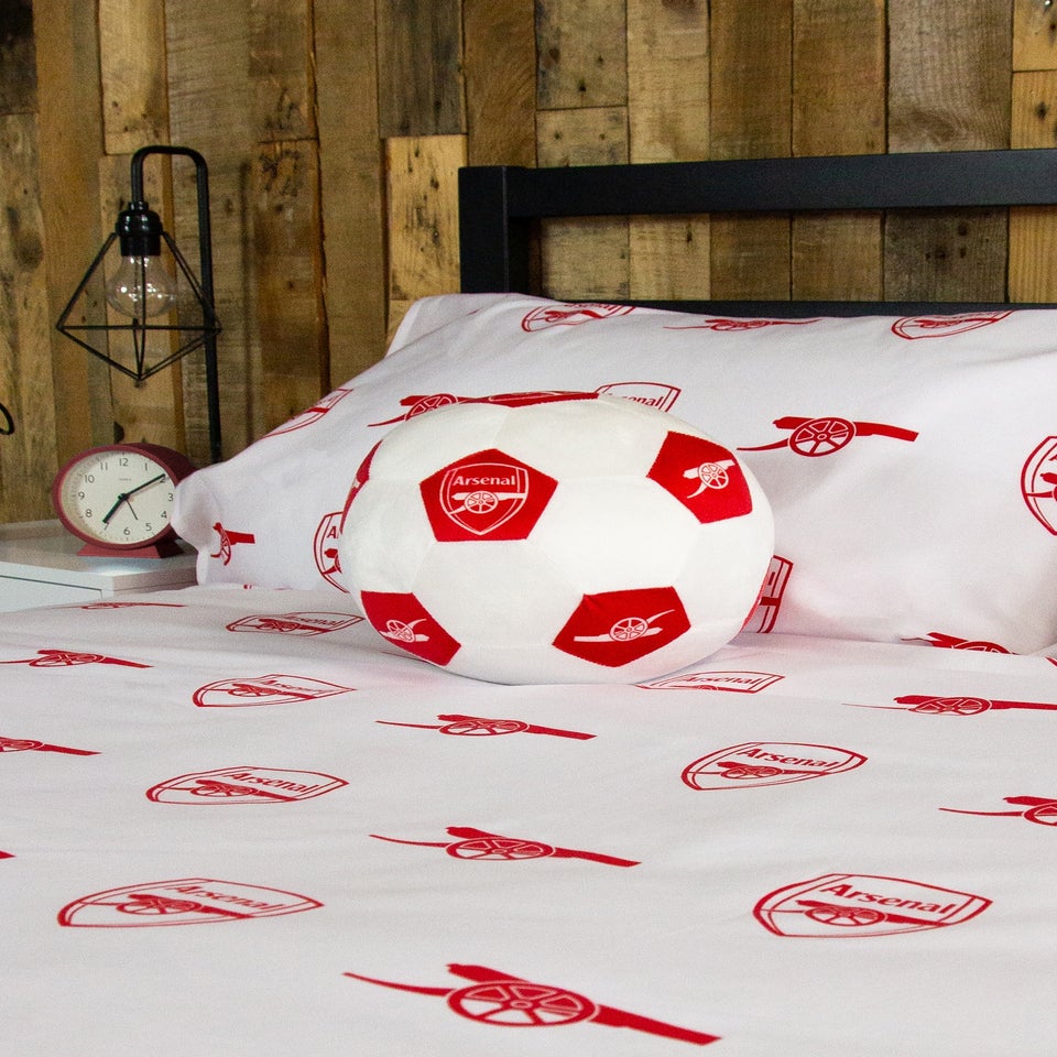 Arsenal Combo Red Shaped Cushion