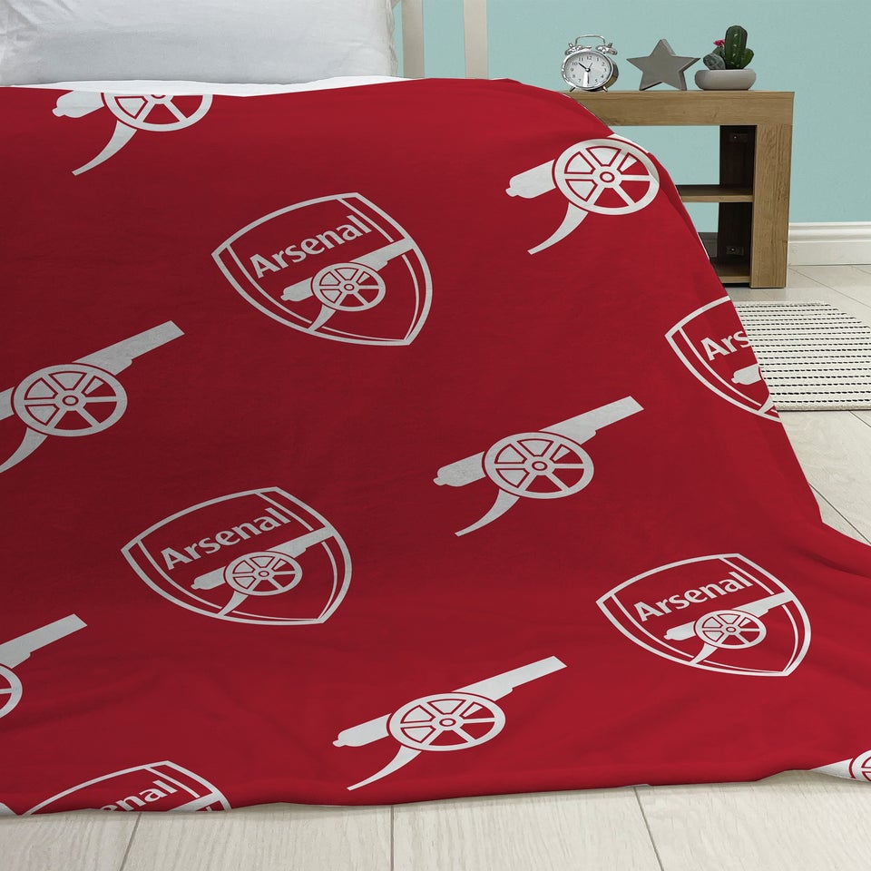 Arsenal FC Combo Red Fleece Blanket