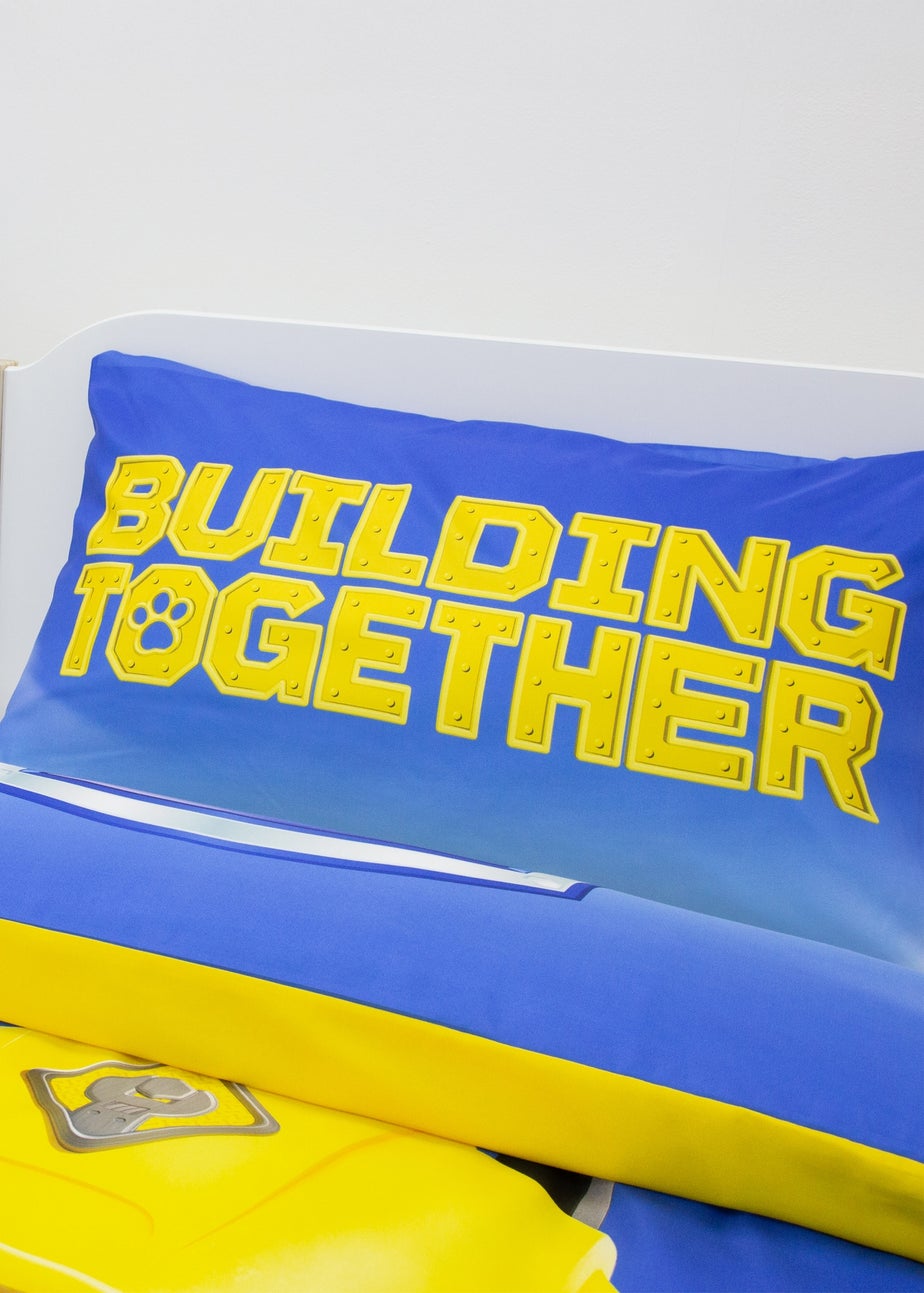 Paw Patrol Rubble and Crew Yellow Panel Duvet