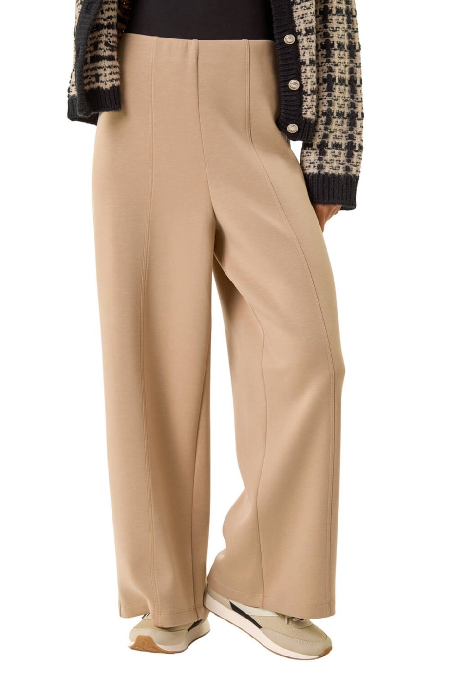 Roman Stone Petite Front Seam Stretch Trouser