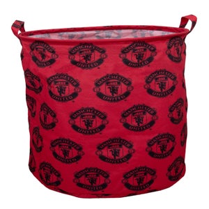 Man U Icon Red Fabric Storage Hamper