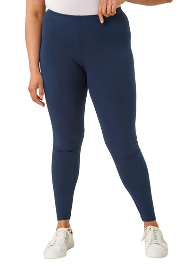 Roman Navy Curve Full Length Leggings