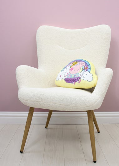 Peppa Pig Yellow Wand Shaped Cushion