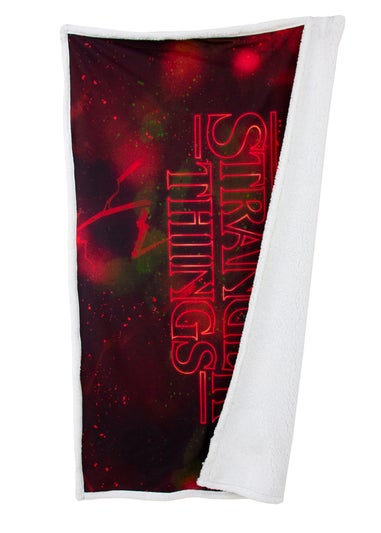 Stranger Things Hijack Red Sherpa Fleece