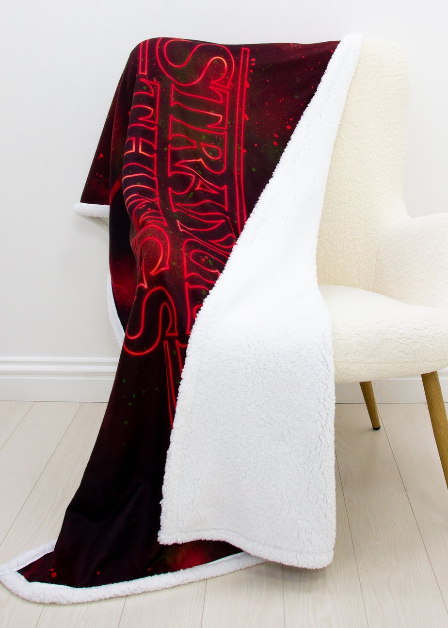 Stranger Things Hijack Red Sherpa Fleece