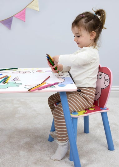Peppa Pig Playful Pink Table & Chair Set