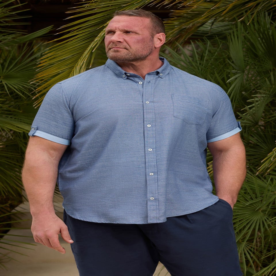 BadRhino Airforce Blue Slub Shirt