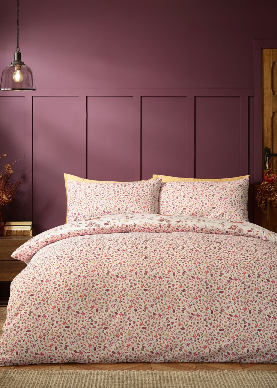 Catherine Lansfield Woodland Fox So Soft Reversible Duvet Cover Set Natural