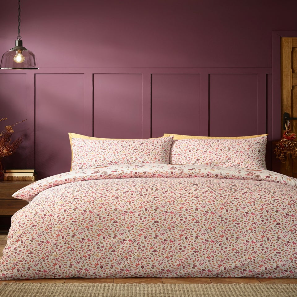 Catherine Lansfield Woodland Fox So Soft Reversible Duvet Cover Set Natural