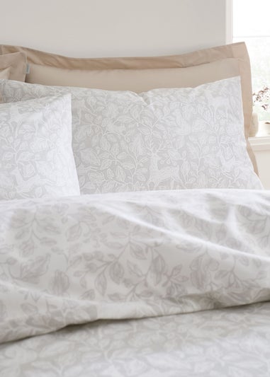 Bianca Fine Linens Natural Woodland Cotton Reversible Duvet Cover Set