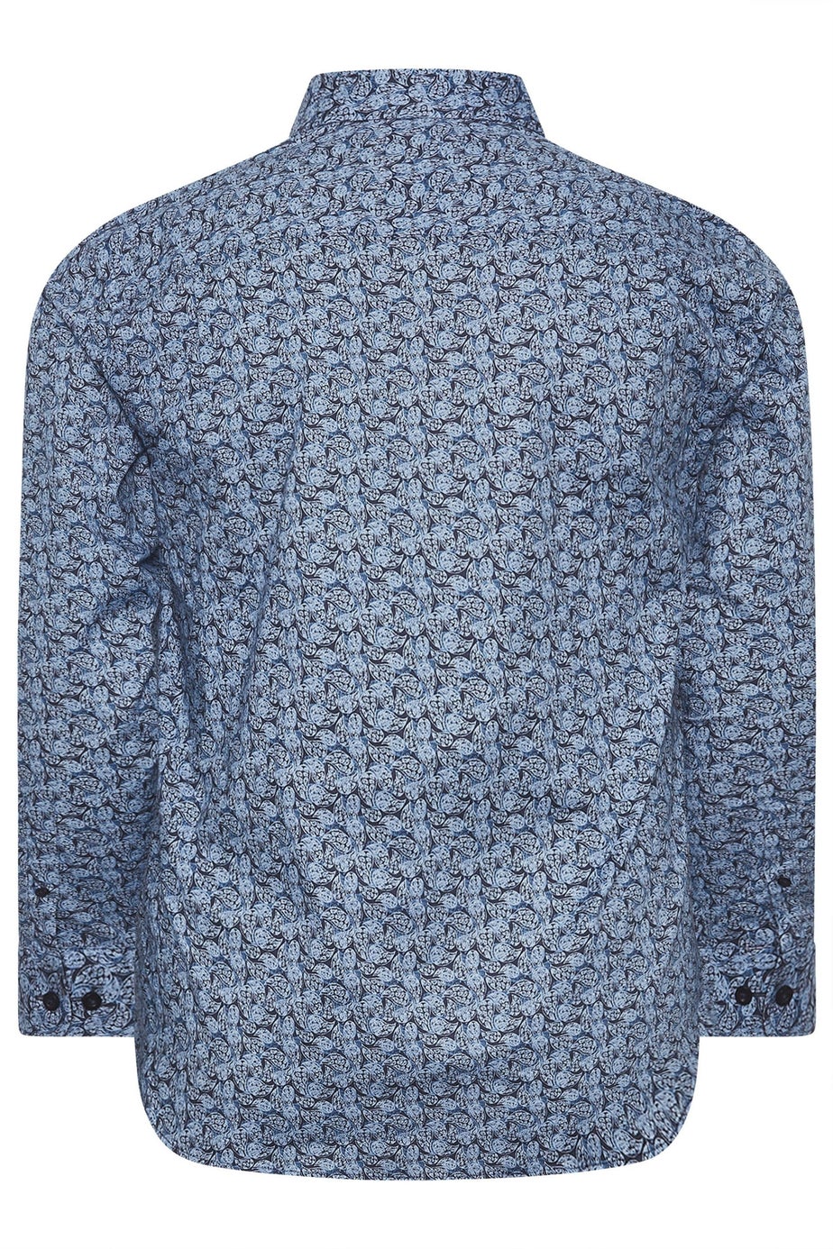 BadRhino Tailoring Blue Paisley Print Formal Shirt