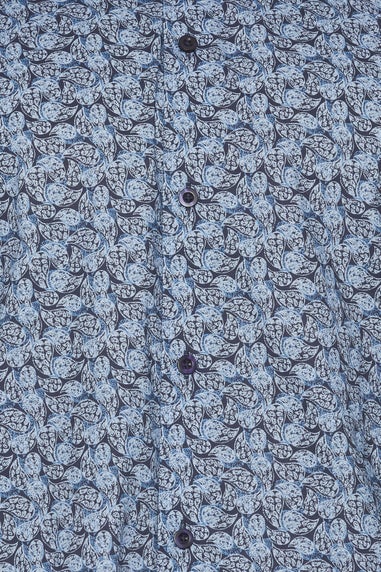 BadRhino Tailoring Blue Paisley Print Formal Shirt
