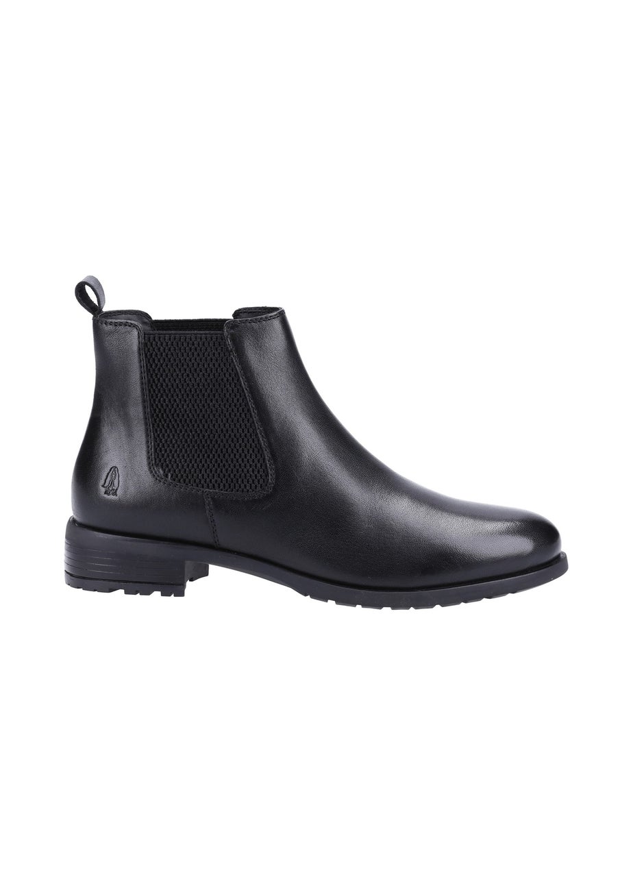 Hush Puppies Black Sammie Ankle Boot