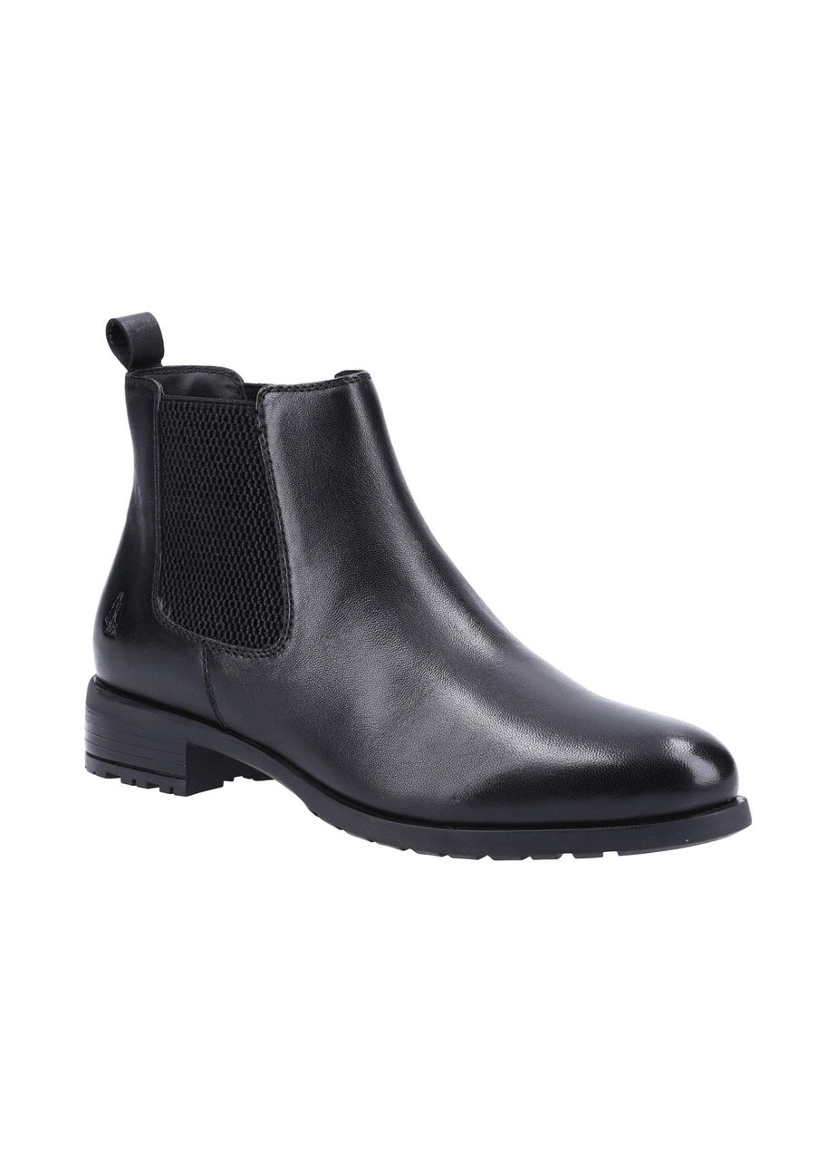 Hush Puppies Black Sammie Ankle Boot