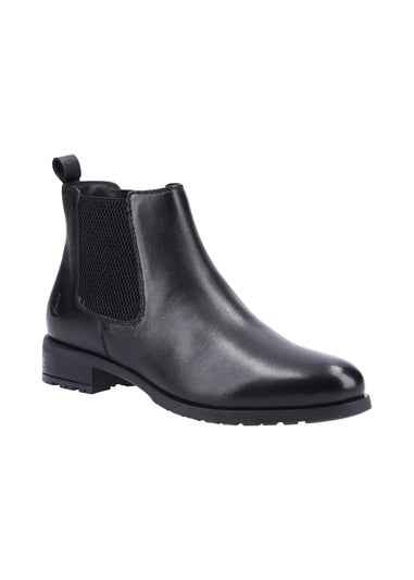 Hush Puppies Black Sammie Ankle Boot