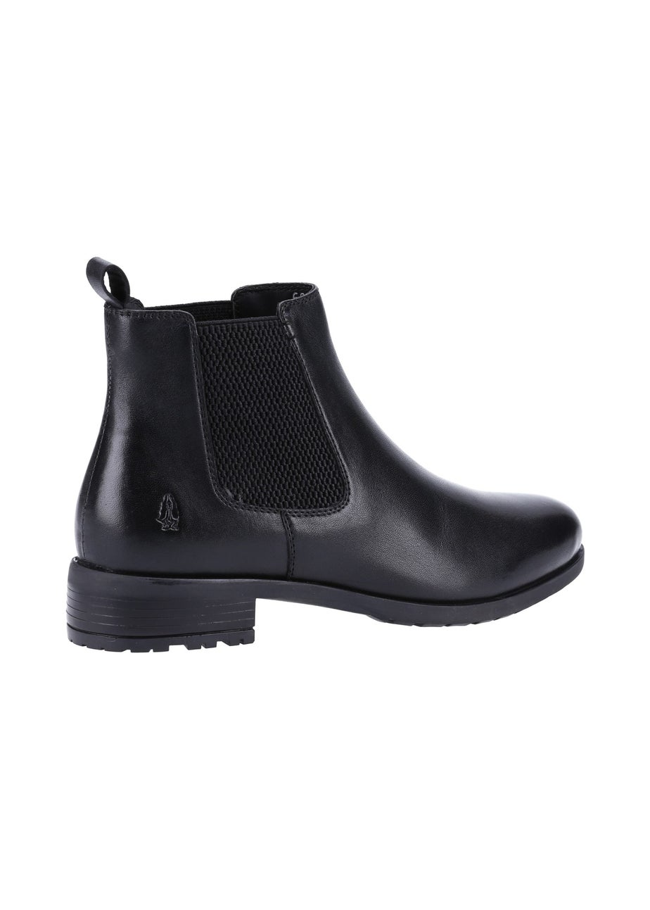 Hush Puppies Black Sammie Ankle Boot