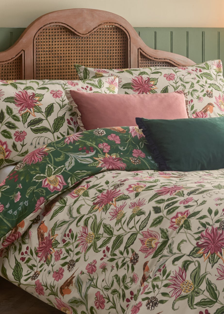 Wylder Nature Beatrice Reversible Floral Multicolour Duvet Set