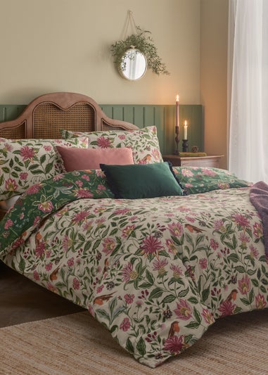 Wylder Nature Beatrice Reversible Floral Multicolour Duvet Set