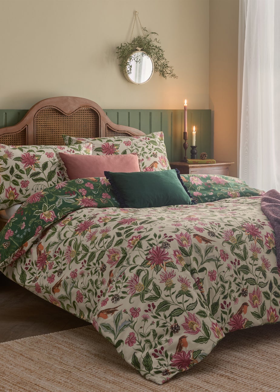 Wylder Nature Beatrice Reversible Floral Multicolour Duvet Set