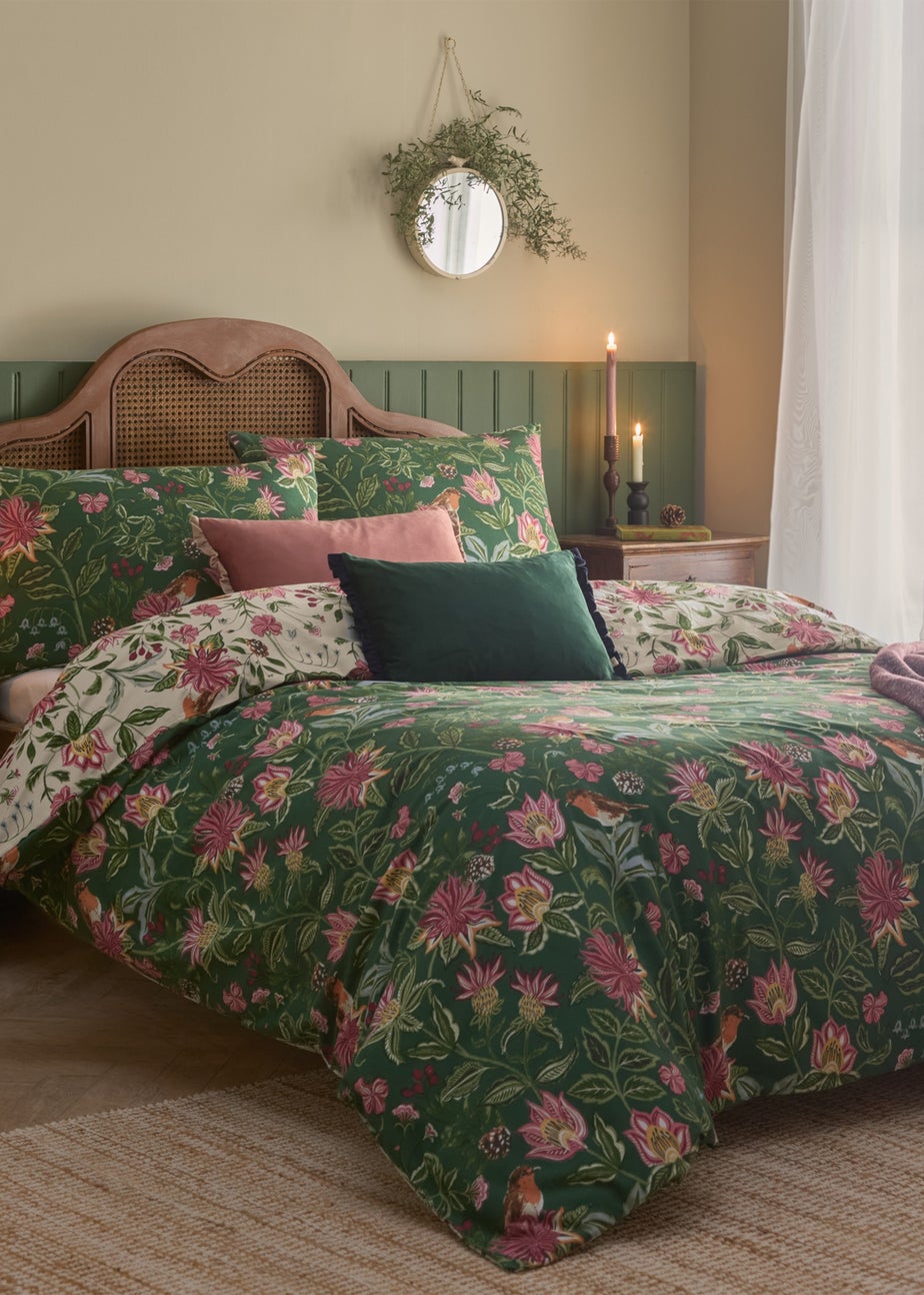 Wylder Nature Beatrice Reversible Floral Multicolour Duvet Set