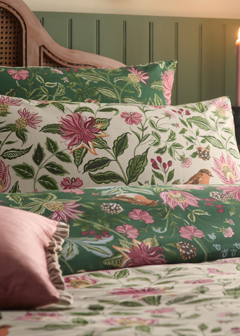 Wylder Nature Beatrice Reversible Floral Multicolour Duvet Set