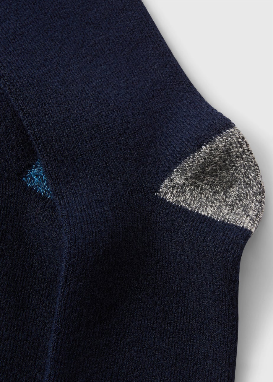 3 Pack Navy Thermal Socks