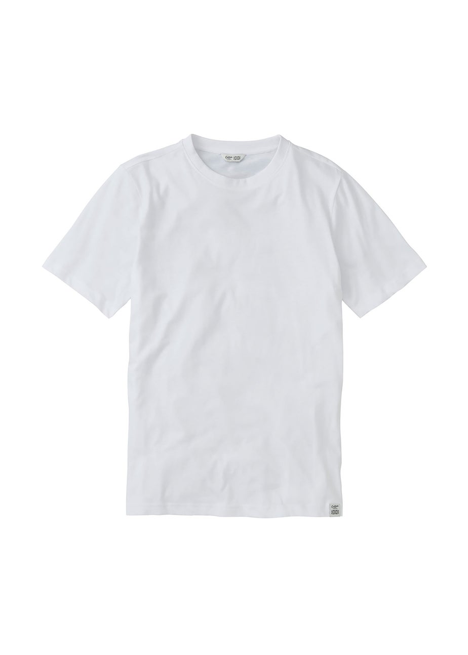Cotton Traders White Crew Neck T-Shirt