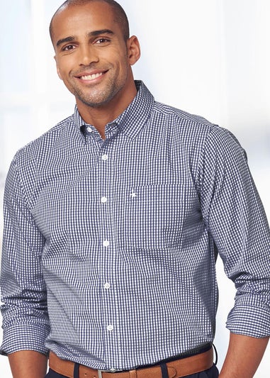 Cotton Traders Lapis Luxury Classic Long Sleeve Shirt