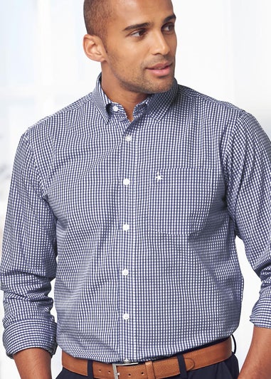 Cotton Traders Lapis Luxury Classic Long Sleeve Shirt