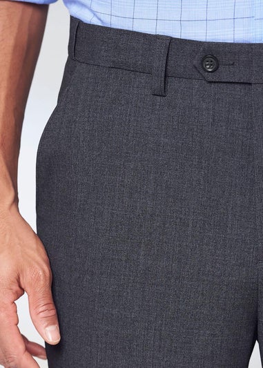 Cotton Traders Ash Grey Ultra Comfort 4 Way Stretch Trousers