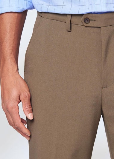 Cotton Traders Taupe Ultra Comfort 4 Way Stretch Trousers