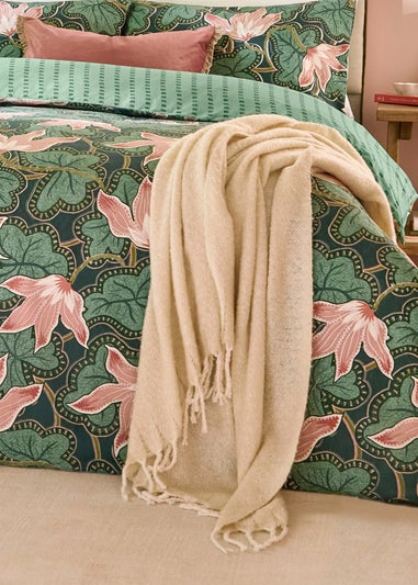 Wylder Luella Printed Reversible Juniper Green Duvet Set