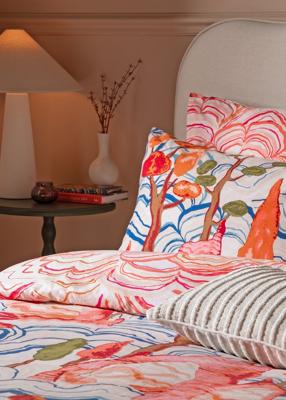 Furn Terra Nova Printed Reversible Multicolour Duvet Set