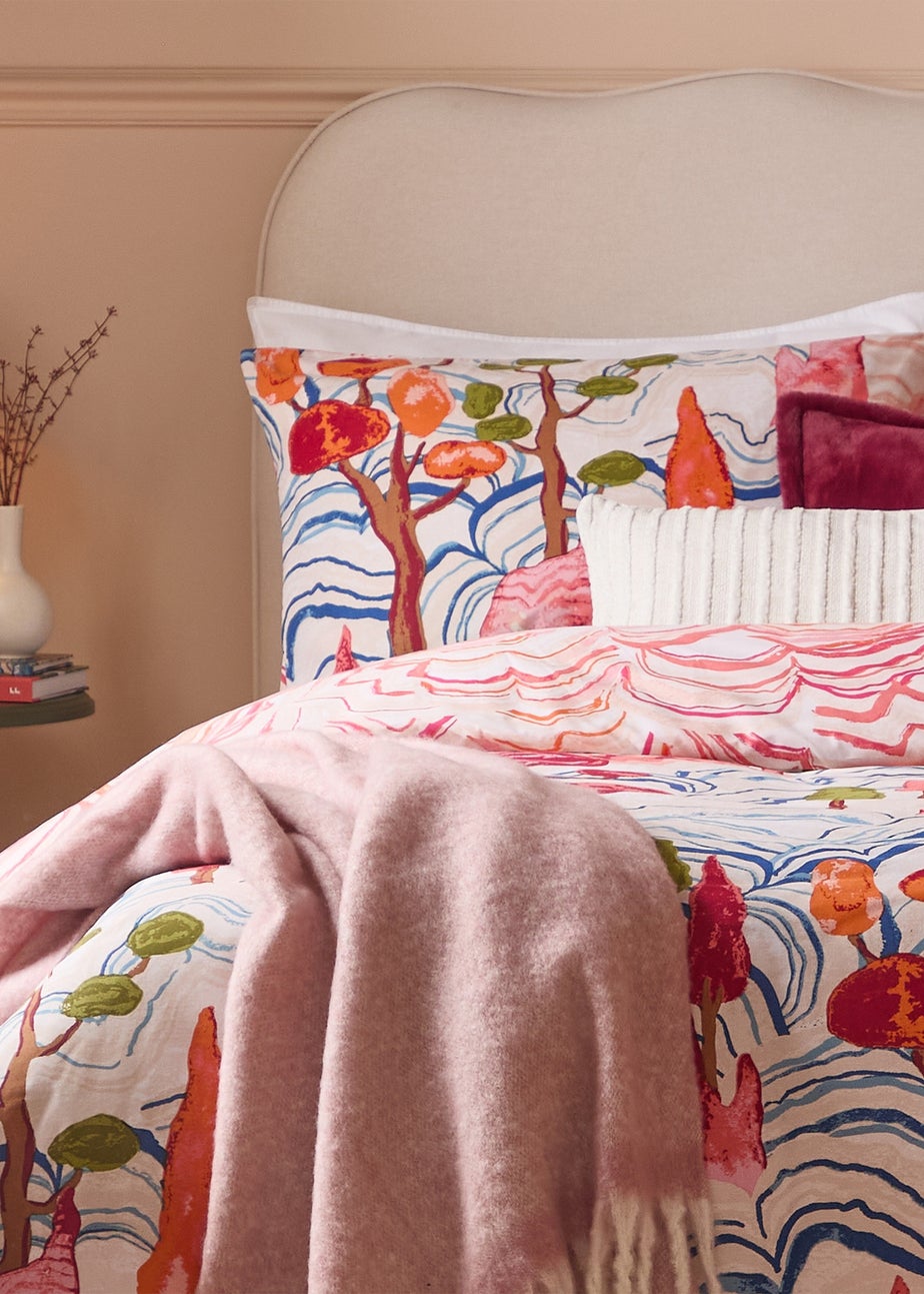 Furn Terra Nova Printed Reversible Multicolour Duvet Set