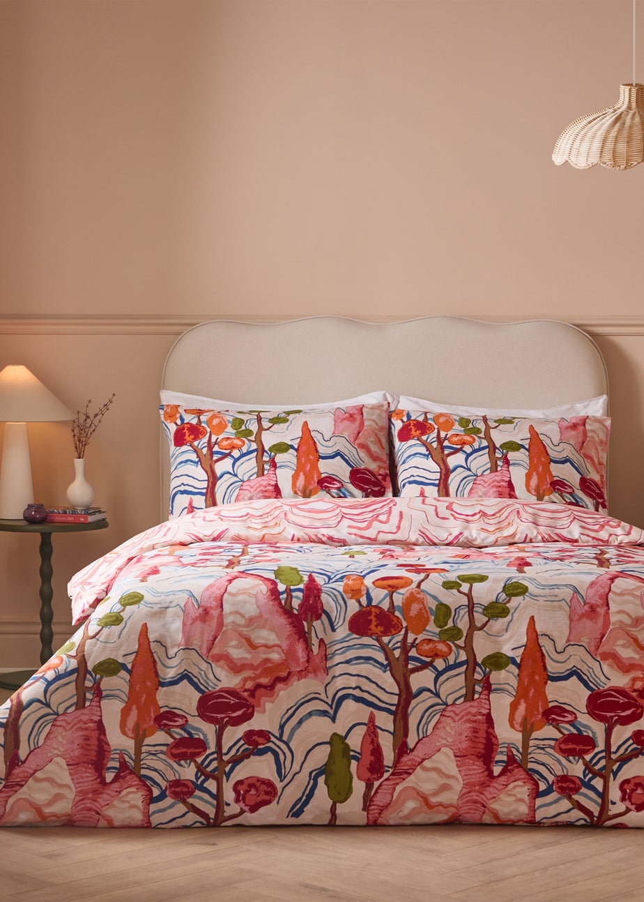 Furn Terra Nova Printed Reversible Multicolour Duvet Set