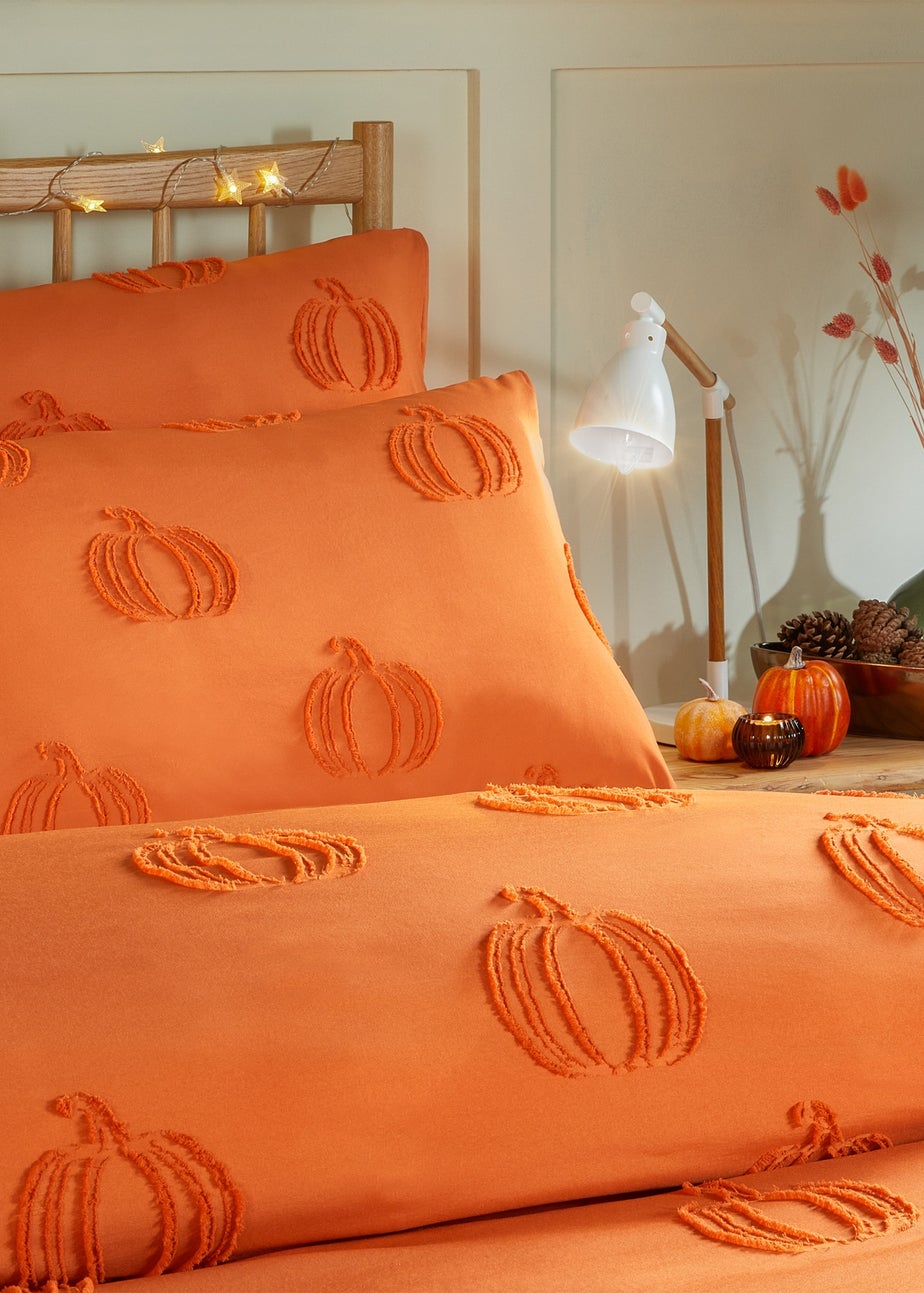 Duvet Day Pumpkin Fields Soft Touch Tufted Multicolour Duvet Set
