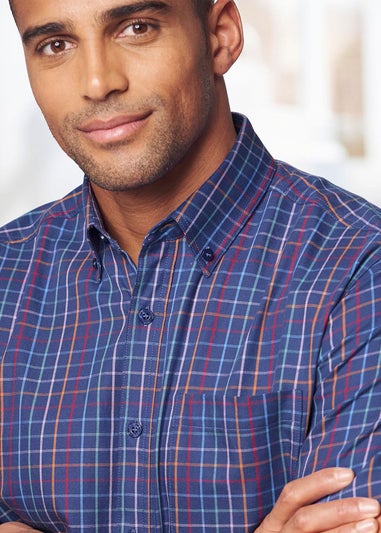 Cotton Traders Dark Sky Luxury Classic Short Sleeve Shirt