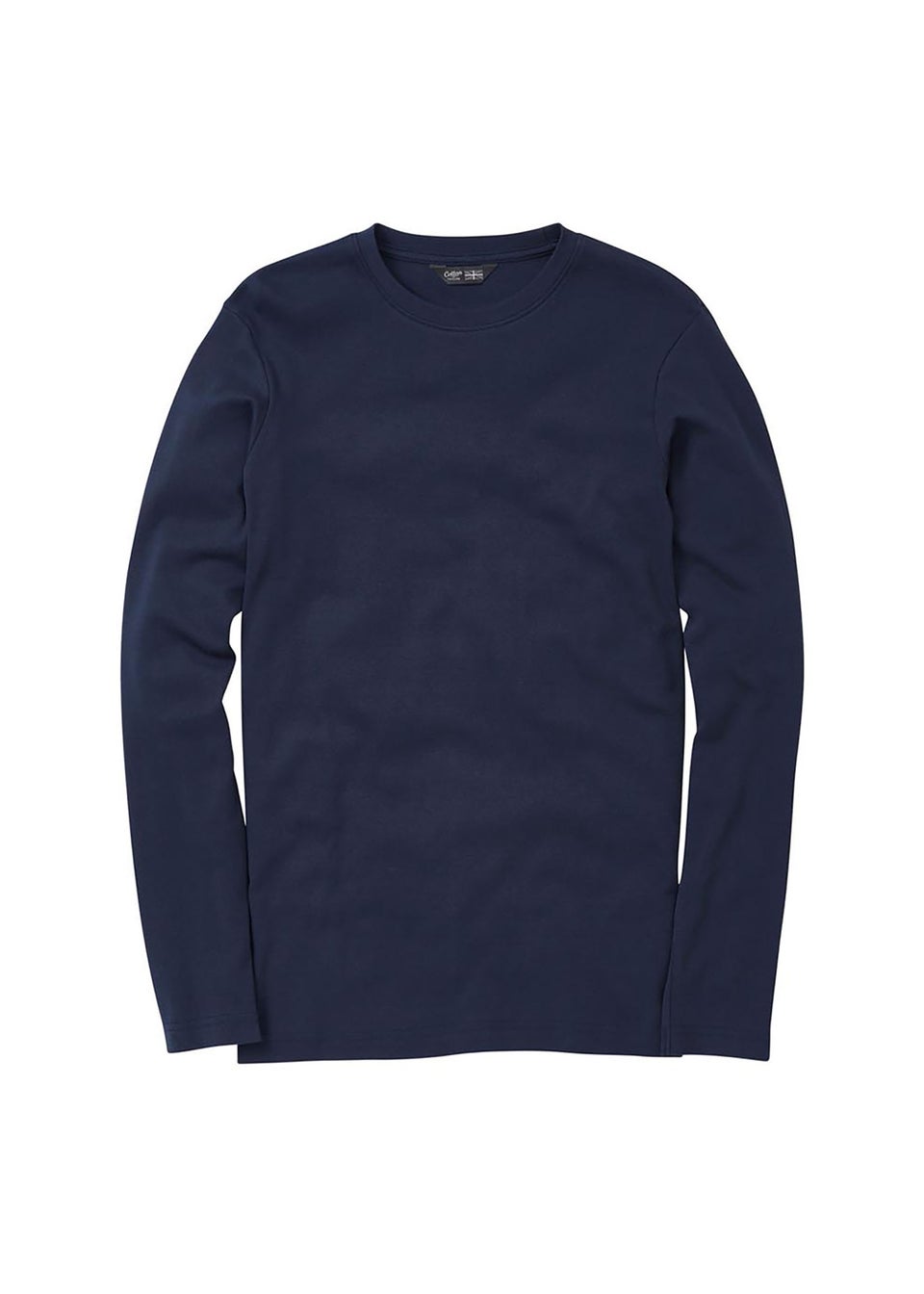 Cotton Traders Navy Long Sleeve Crew Neck Base Layer