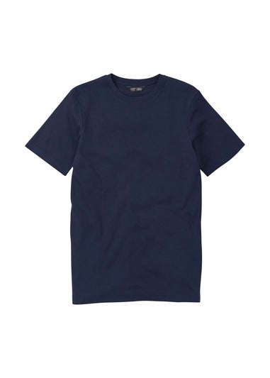 Cotton Traders Navy Short Sleeve Crew Neck Base Layer