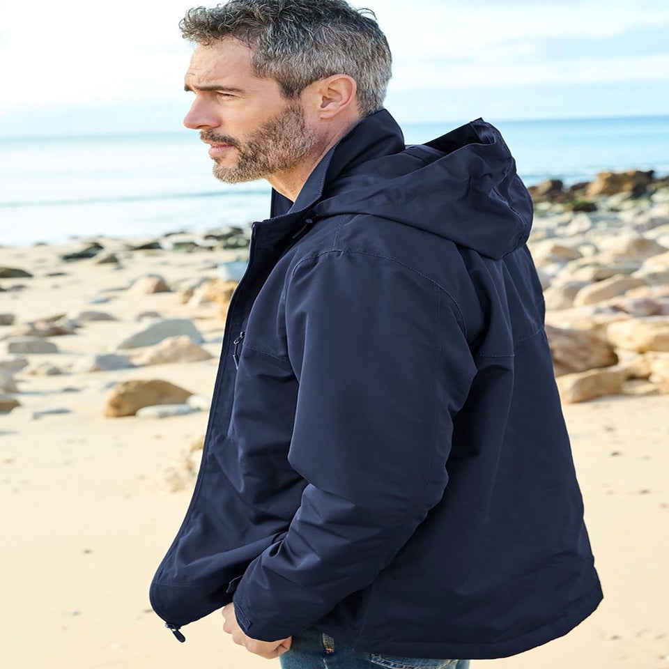 Cotton Traders Navy Highland Waterproof Jacket