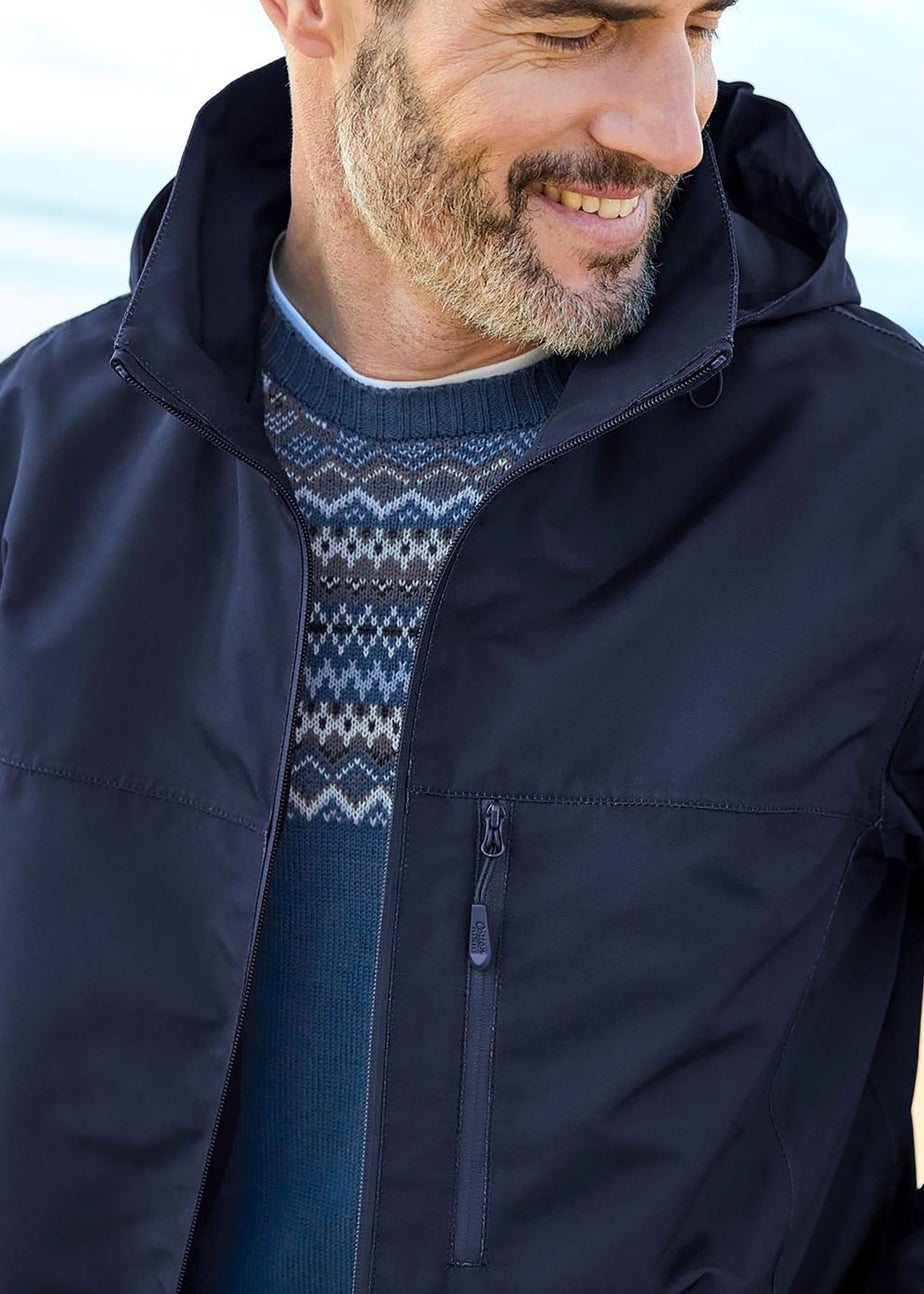 Cotton Traders Navy Highland Waterproof Jacket