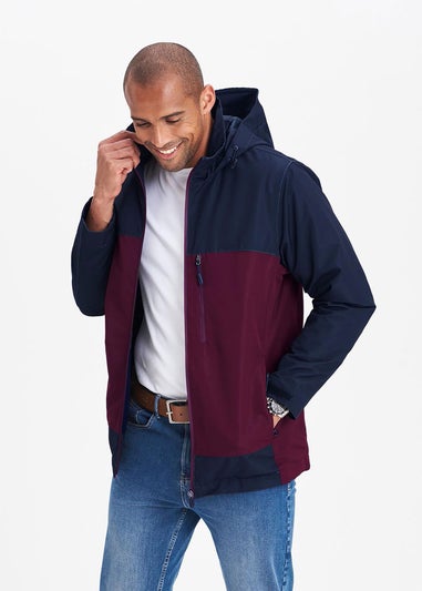 Cotton Traders Burgundy Highland Waterproof Jacket
