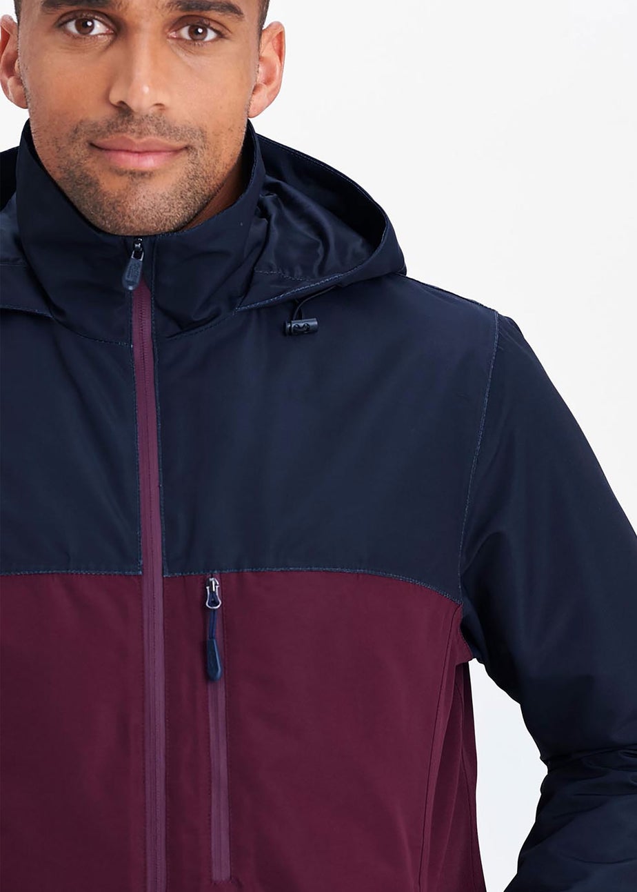 Cotton Traders Burgundy Highland Waterproof Jacket